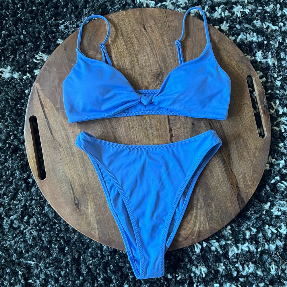LA Hearts Pacsun blue bikini